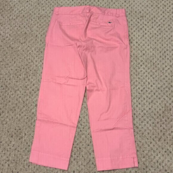 NEW Vineyard Vines women's size 4 Pink Cape Fit capri pants MSRP $118. - Picture 2 of 8